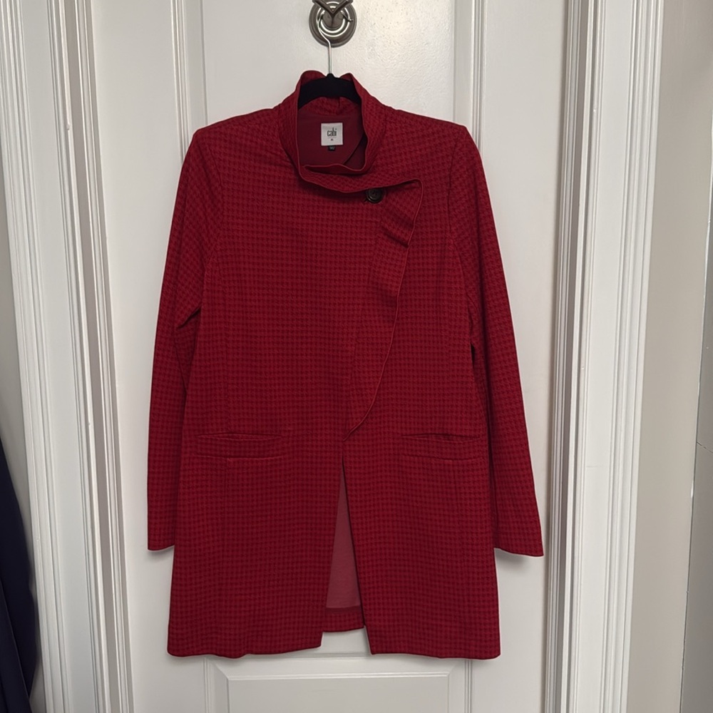 Cabi Red Celebration Jacket -Size Medium